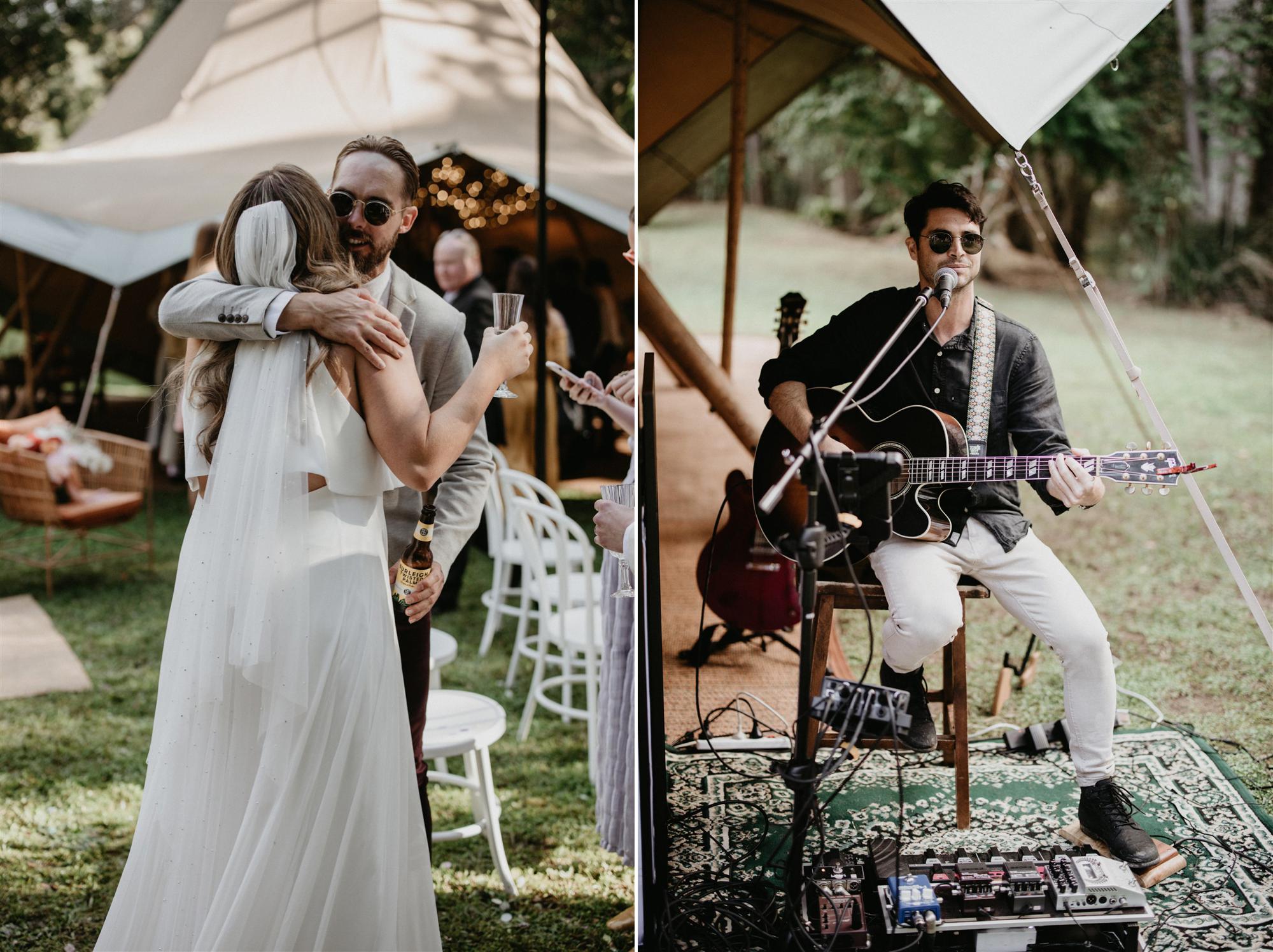 tipi wedding private property gold coast